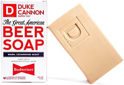 Duke Cannon Supply Co. Great American Beer Soap Bar for Men, 10 ounce