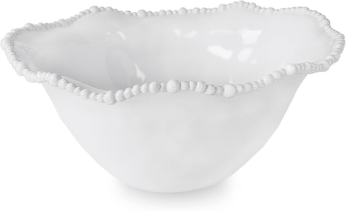 Beatriz Ball 2426 Alegria Melamine Bowl, Large, White