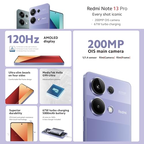 Xiaomi Redmi Note 13 Pro 4G 12GB/512GB - Grön, Utan Kontrakt