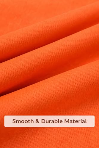 Image of Non-Woven Fabric 90 GSM | 63 Inch (160 cm) Width | 5 Meter Length | Multipurpose Fabric for Bag Making, Lining, Craft & Home Utility | Durable, Easy to Clean & Reusable | Orange