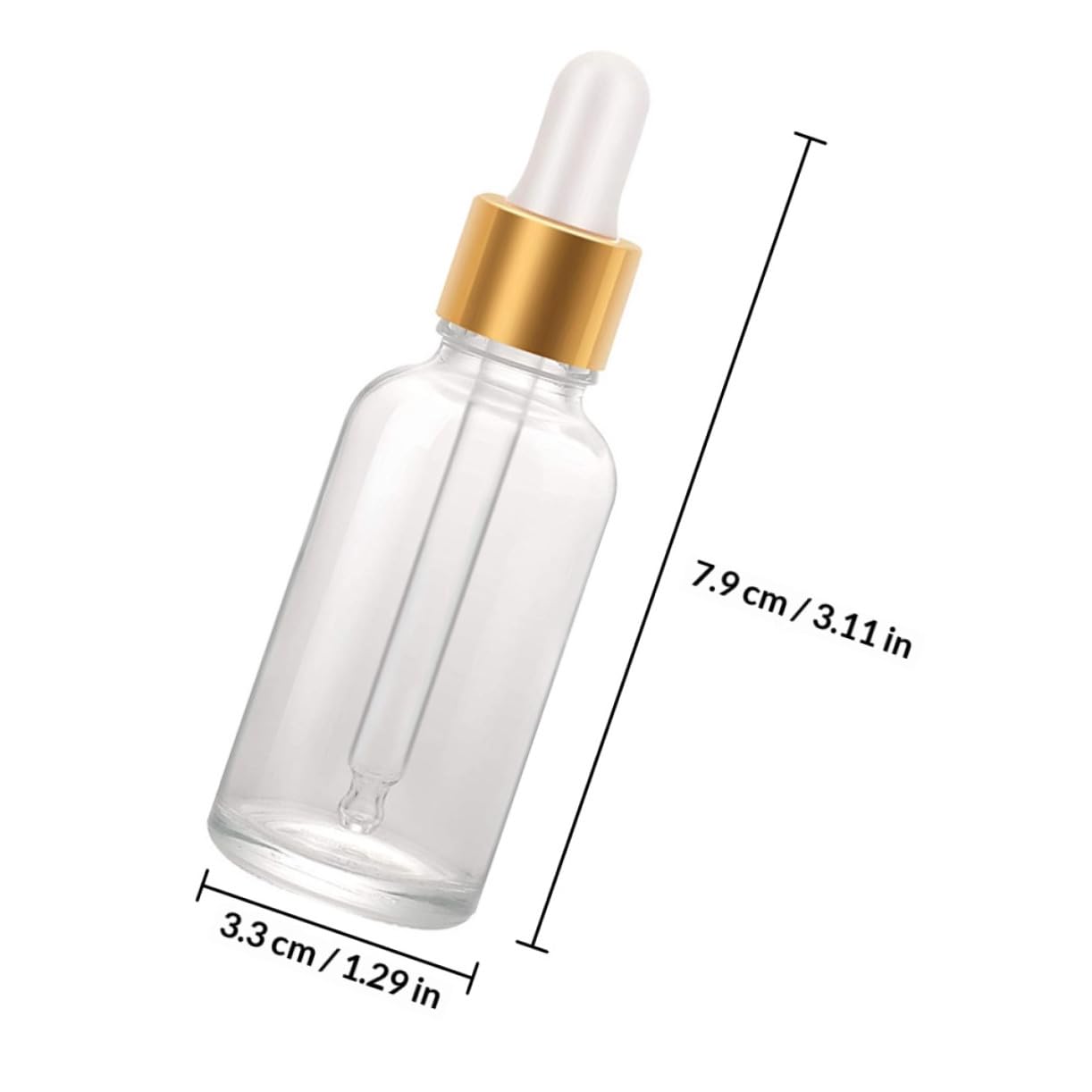24 Stück 30ml Tropfflaschen aus Glas mit Ausgießkappe | 6 Edelstahl Trichter und Glas Pipette, Wiederbefüllbar, für Tinkturen und Kosmetik Reisen