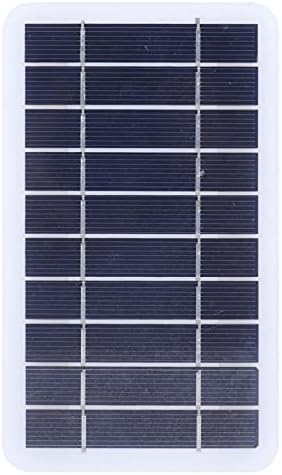 YUUGAA Solar Panel, 2W 5V Polycrystalline Silicon Solar Panel Outdoor Solar Battery Charger Mobile Power Supply for Charging Mobile Phone