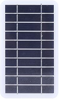 YUUGAA Solar Panel, 2W 5V Polycrystalline Silicon Solar Panel Outdoor Solar Battery Charger Mobile Power Supply for Charging Mobile Phone