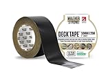 Walther Strong Non-Butyl Joist Tape - Innovating on Traditional butyl tape. Complete Protection Flashing Tape For Your Deck, Wood, Joist and Beams. Weather-Resistant & Waterproof. (Black 50mm x 20m)