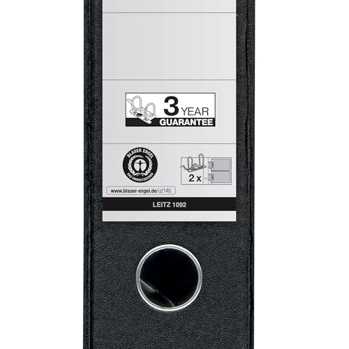 Classeur double levier A5 horizontal noir Leitz 10920000 x2 - 6