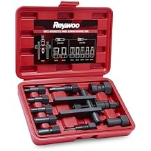 Reywoo Motorcycle Wheel Bearing Puller Set, 8-25mm Motorcycle Wheel Inner Bearing Removal Tool Set, 10 Piece Blind Hole Bearing Puller Tool Kit for Removing Motorcycle Bearings