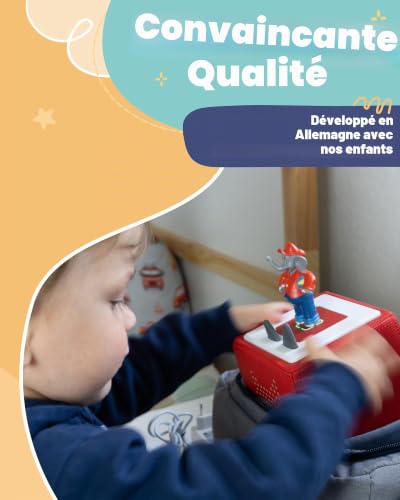 JP Journey Sac Toniebox pour garçon,pour figurines et boîte dans la voiture et pour le voyage, 6 l, Sac à bandoulière avec compartiments intérieurs flexibles et ouverture du haut-parleur – vue 9