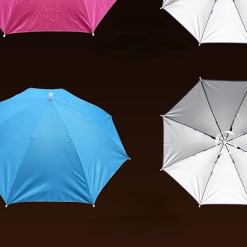 NW 1776 Chapéu de guarda-chuva com proteção UV com viseira de chuva, boné de pesca, chapéu de sombra