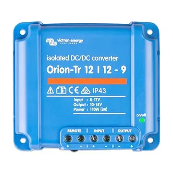Victron Energy Orion-Tr DC to DC Converter - 12V/12V, 9A, 110W, IP43 Protected, Isolated