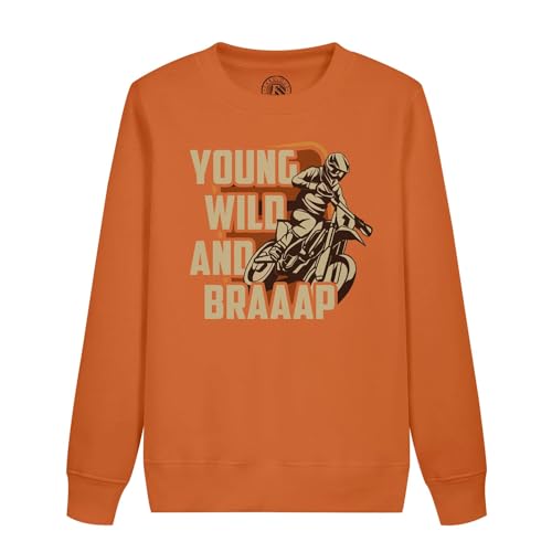 Sweat moto enfant pour les sorties en famille et les loisirs outdoor