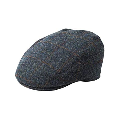 Failsworth Stornoway Genuine Harris Tweed Flat Cap Blue 2018 (56cm - 6 7/8 UK 7 US) Cover