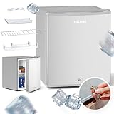 Stillstern Mini Kühlschrank E 45L mit Abtauautomatik, Schloss, Frostfach, Leise, Ideal für Küche, Büro, Schlafzimmer, Hotels und kleine Wohnungen Kühlschrank klein Minibar Getränkekühlschrank