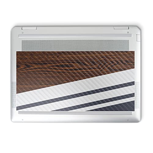 Image of MightySkins Carbon Fiber Skin Compatible with HP Spectre x360 14 inch (2022) Full Wrap Kit - Wood Formal | Protective, Durable Textured Carbon Fiber Finish | Easy to Apply | Made in The USA