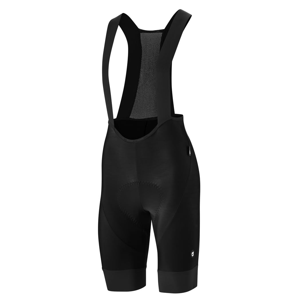 Gonso SQlab GO Bib W, Kurze Damen Träger-Radhose, Tights mit ergonomischem SQlab Sitzpolster, Innovative Schnittführung ohne Seitennaht, Enganliegende Passform