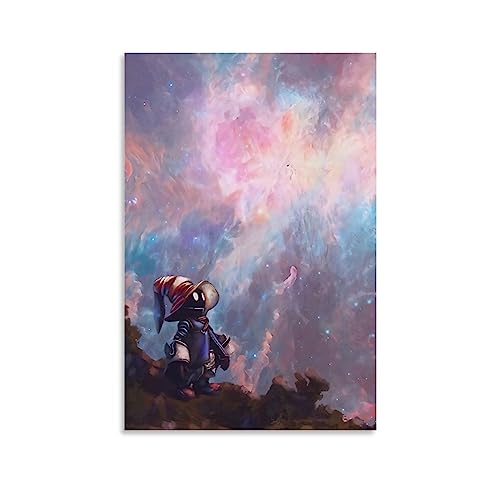 t@Cit@^W[ Final Fantasy Aj |X^[ LoX Ԃ牺G 킢 Ǐ rO[ NGCeBuȕǊ| z[fR[V G t@bV CeA ̑ 蕨 50x75cm Unframe