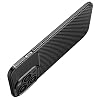 Spia Apple iPhone 13 Pro Max Case Black Carbon Silicone Original Flexible Thin Improved Durable Anti-Shock Protector New Generation Design (Apple iPhone 13 Pro Max, Black)