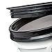 Gamma Seal Lids for 3.5, 5, 6 and 7 Gallon Buckets – Pack of 6 Black Gamma Lids – Food Grade BPA Free Reusable Lids, Made in USA