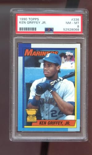 1990 Topps #336 Ken Griffey Jr. All-Star Rookie PSA 6 Graded Baseball Card MLB