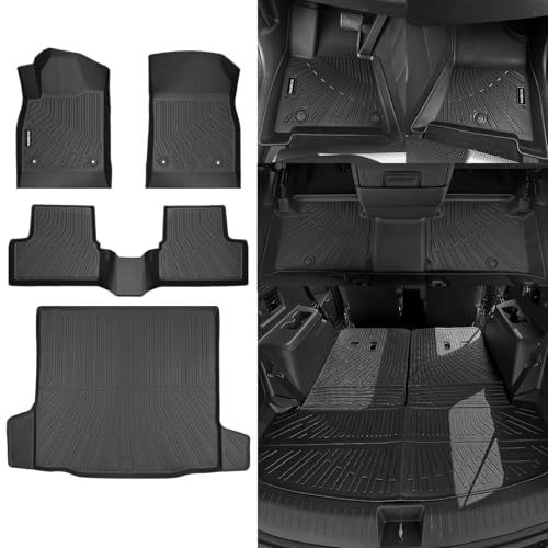 Naibeve Floor Mats for 2011-2015 Chevrolet Cruze / 2016 Cruze Limited-All Weather Custom Fit for Chevy Cruze Floor Mats Cargo Mat Waterproof Interior Accessories