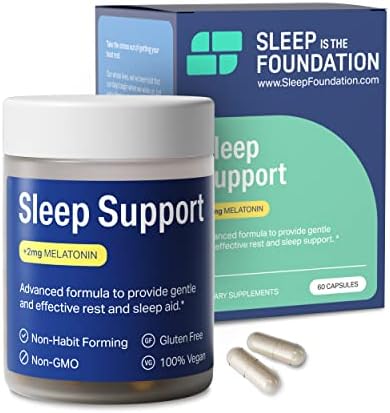 Amazon.com: SLEEP IS THE FOUNDATION Sleep Aid with 2mg Melatonin ...