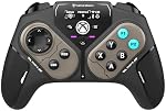 Turtle Beach Stealth Pivot Wireless Smart Game Controller Officially Licensed for Windows PC – Rotating Modules, Display Dashboard, Hall-Effect Sticks, Remappable Buttons, Bluetooth, 20-Hour Battery