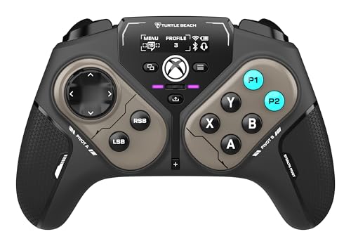 Turtle Beach Stealth Pivot Wireless Smart Game Controller Officially Licensed for Windows PC – Rotating Modules, Display Dashboard, Hall-Effect Sticks, Remappable Buttons, Bluetooth, 20-Hour Battery by Turtle Beach - Image 2