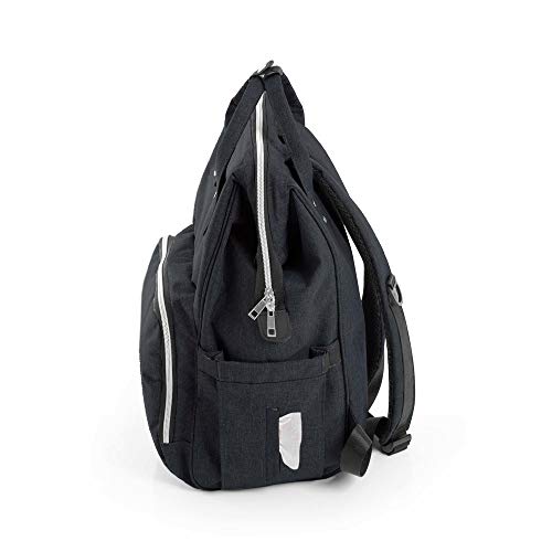 Cosco Kids, Mochila Multifuncional Peggy, Preto Mescla