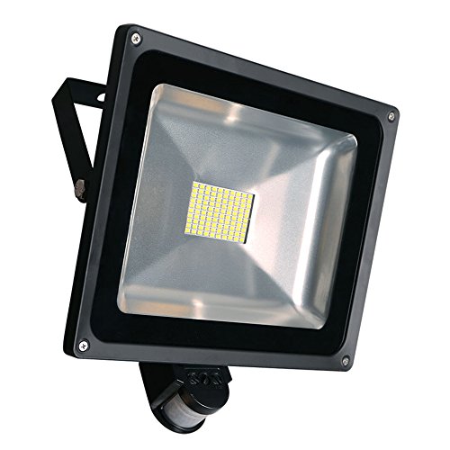 Greenmigo 80W SMD Fluter mit Bewegungsmelder LED Strahler Warmweiß warmweiss Licht IP65 Wasserdicht LED Lampe Wandleuchter Flulicht Flutbeleuchtung LED Gartenlampe Außenstahler Cover