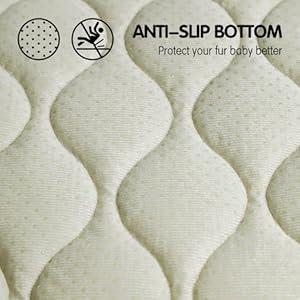 furrybaby Dog Bed Mat Flat Crate Mat with Anti-Slip Bottom Machine Washable Pet Kennel Pad for Dog Sleeping (XS 22×13”, Grey Mat)