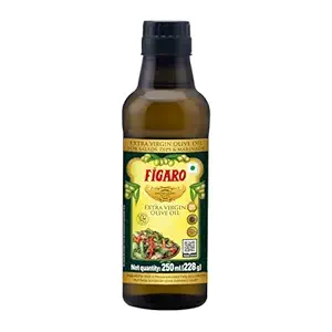 Figaro Extra Virgin Olive Oil- 100% Natural and Cold Extracted-Perfect for Salad, Paratha, Marinade - Imported from Spain- 250ml Bottle