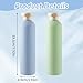 TIESOME 2Pcs 260ml Squeeze Bottles, Refillable Travel Containers Large Empty Dispensing Bottles with Disc Top Flip Cap Portable Leak Proof Bottle for Shampoo, Creams, Lotion, Conditioner