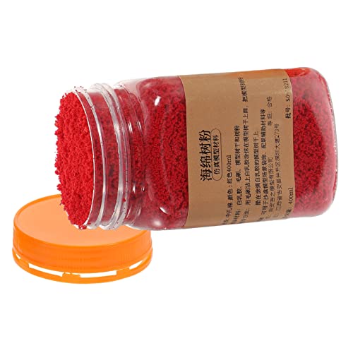 SUPVOX Polvere Statica Di Spugna Per Alberi Materiali Per Scene Di Alberi Fibra Di Spugna Forniture Per Modelli in Miniatura Polvere Sparsa