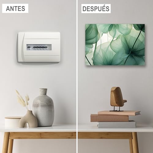 Miniatura 3 de Lafabricadelcuadro Tapa Contador De Luz Decorativa Cuadro Cubre Contador Eléctrico En Madera Mdf Disponible En 40 Diseños Y 2 Tamaños - Medida Externa Nc 116, 46x32 Cm