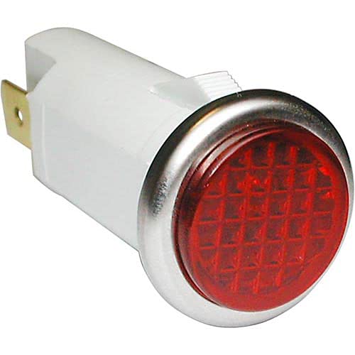 Exact FIT for Piper Products 705160 Signal Light 1/2" RED 250V - Replacement Part BY MAVRIK