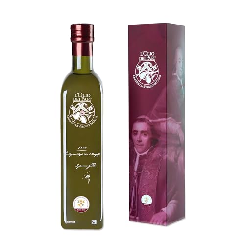 Huile d'olive italienne 100% extra vierge L'Olio dei Papi pour sublimer vos salades