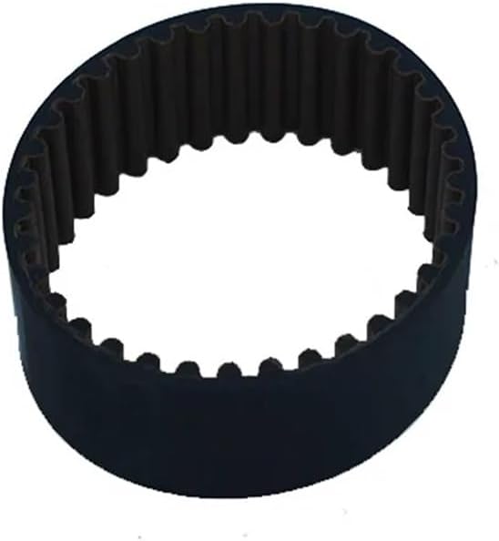 Black Rubber HTD 5M Type Closed Loop Pulley Belt 5mm Picth 245-295mm Length 15/20/25mm Width Belt