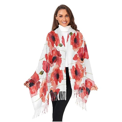 Womens Scarf Pashmina Shawl Wraps Large Winter Long Warm Scarfs for Women