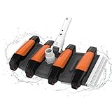 Pool-Staubsaugerkopf für Innen- und Oberirdische Pools, Flexibler Beschwerter Schwimmbad-Staubsaugerkopf - Schlauchanschluss Ø 32/38 mm, Stangen Ø 32 mm (Nicht enthalten）