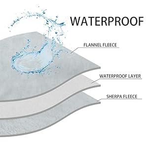 Waterproof-Dog-Blanket-for-Bed-Sherpa-Fleece-Dog-Blankets-for-Large-Dogs-Pet-Blankets-for-Bed-Couch-Sofa-Soft-Plush-Reversible-Furniture-Protector-Light-Gray-XL - Cucciolini Doodles   Waterproof-Dog-Blanket-for-Bed-Sherpa-Fleece-Dog-Blankets-for-Large-Dogs-Pet-Blankets-for-Bed-Couch-Sofa-Soft-Plush-Reversible-Furniture-Protector-Light-Gray-XL