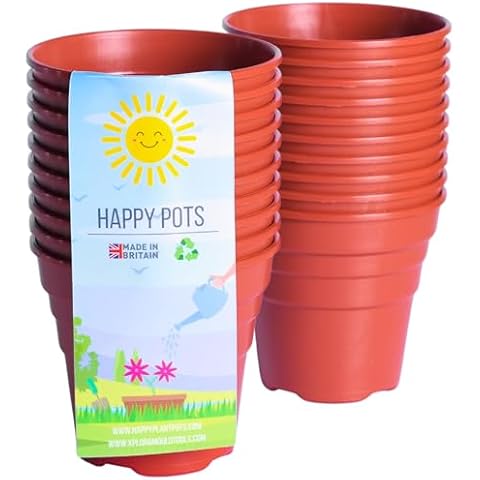 Happy Pots - 7.5cm Gloss Terracotta Cover