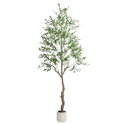 Artificial Olive Tree Indoor 7 FT with Planter
