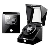 Enrollador automático de Relojes, Agitadores Cajas oscilantes Relojes Mesas Akinemáticas Mesas mecánicas Cajas de bobinado Cajas de Mesa giratoria Cajas de Almacenamiento (Color: 2 + 3D) Happy Life