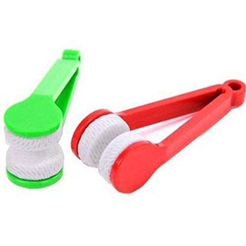 LERORO 5 Pcs Mini Sun Glasses Eyeglass Microfiber Spectacles Cleaner Soft Brush Cleaning Tool Mini Microfiber Glasses Eyeglasses Cleaner Cleaning Clip