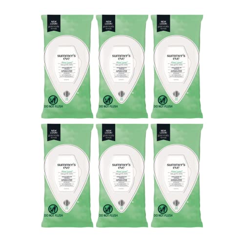 Summer’s Eve Aloe Love Feminine Cleansing Wipes, Daily Intimate Cloths, Removes Odor, pH Balanced, Gentle for Sensitive Skin, 32 Count (Pack of 6) image 5