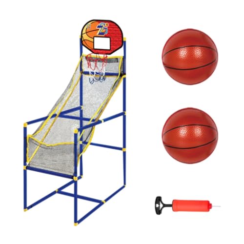 Aro de baloncesto para niños con 2 pelotas kit de esquina deportiva familiar de 3 piezas