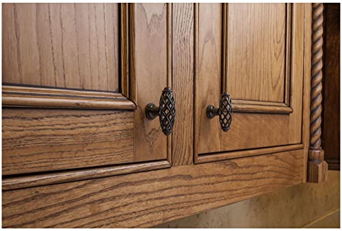 Jeffrey Alexander 749Sim Tuscany Birdcage Knob, Iron #TOP1