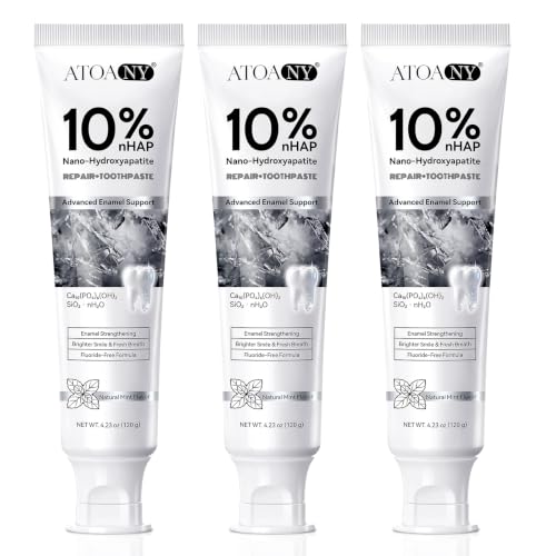 Image of 3PCS 10% nHAP Nano-Hydroxyapatite Repair Toothpaste