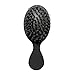 Tomedeks Mała szczotka do włosów z włosia dzika, idealna do rozplątywania grubych włosów, grzebień do poduszki powietrznej na sucho i na mokro, idealna w podróży i do noszenia