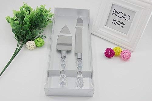 ULA Wedding Cake Server and Knife Set for Wedding, Birthday, Bridal Shower, Engagement, Unique Occasions image 5