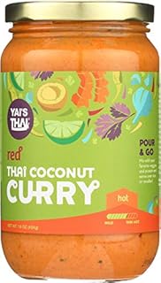 UPC 864305000178 product image for Yai's Thai Red Coconut Curry Sauce 16 Ounce Jar (B075FYF6L5) | upcitemdb.com